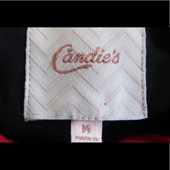 NWOT Black And Red Lace Bomber Jacket - Picture 5 of 6